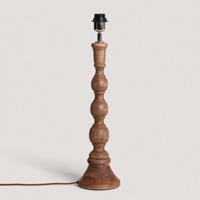 Produto de Base Candeeiro de Mesa em Madeira Anand ILUZZIA