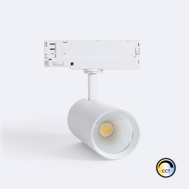 Imagen de Foco Carril LED Trifásico 30W Carlo LIFUD CCT Seleccionable Blanco