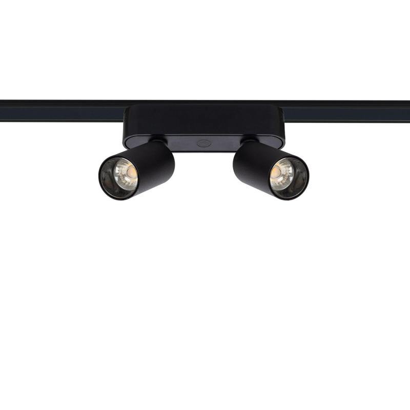 Imagen de Foco Carril LED Magnético 25mm SuperSlim Doble 10W 48V Negro