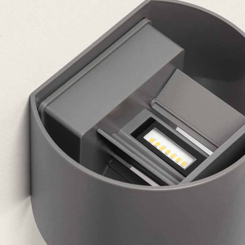 Imagem de Aplique de Parede Exterior LED 6W PC Iluminação Dupla Cara Loruc