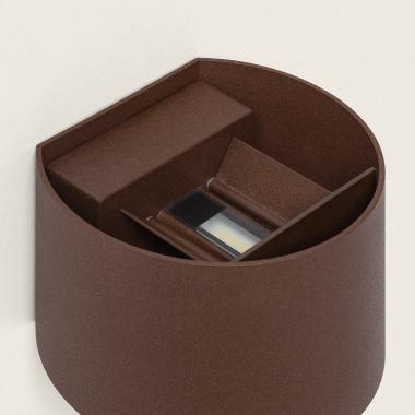 Imagen de Aplique de Pared Exterior LED 10W Aluminio Iluminación Doble Cara CCT Seleccionable Denny Round Imagen de Aplique de Pared Exterior LED 10W Aluminio Iluminación Doble Cara CCT Seleccionable Denny Round