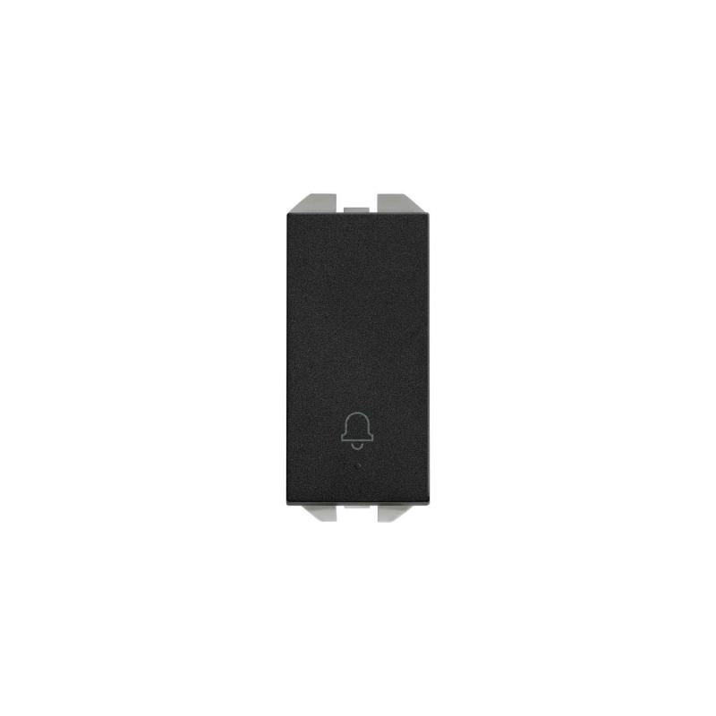 Produto de Interruptor Simples Botão de Pressão Estreito Com Gravação Campainha SIMON 270 20001152