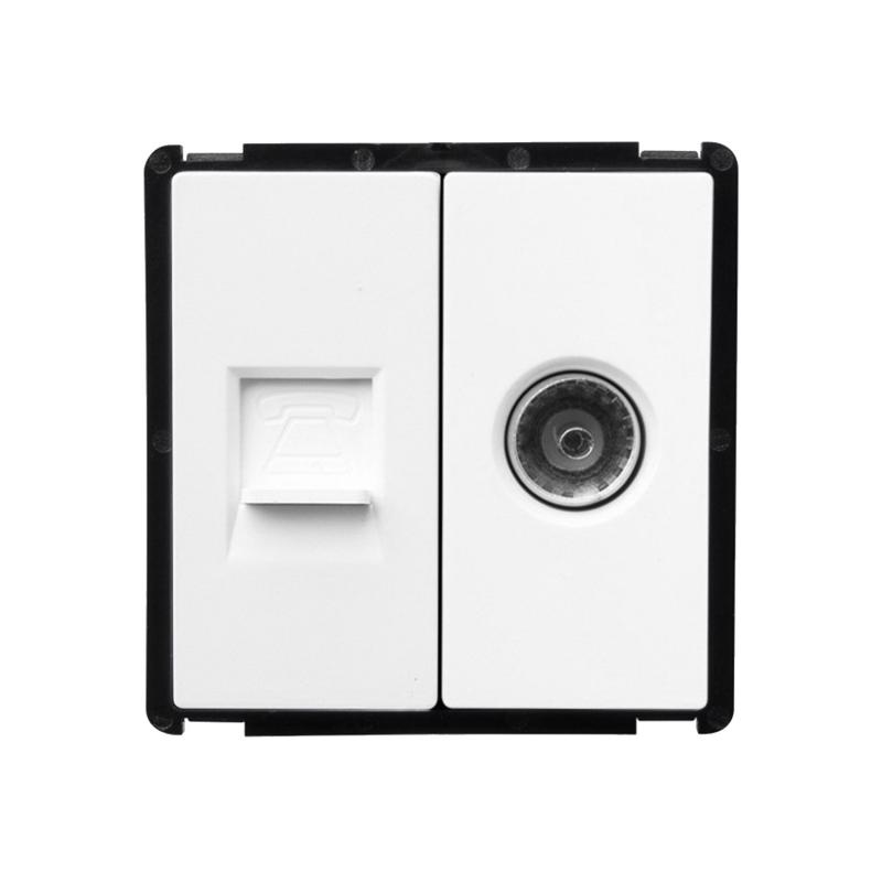 Imagen de Toma TV + Teléfono Modern