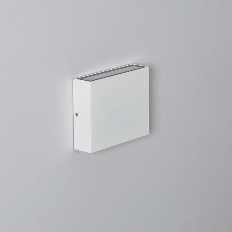 Imagen de Aplique de Pared Exterior LED 6W Iluminación Doble Cara Cuadrado Blanco Kaysa