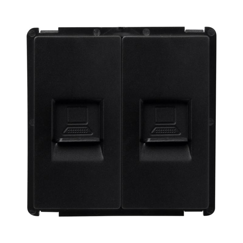 Imagem de Tomada Dupla RJ45 Internet Modern