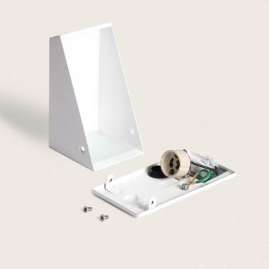 Imagen de Aplique de Pared Exterior Metal y Cristal Ruzafa