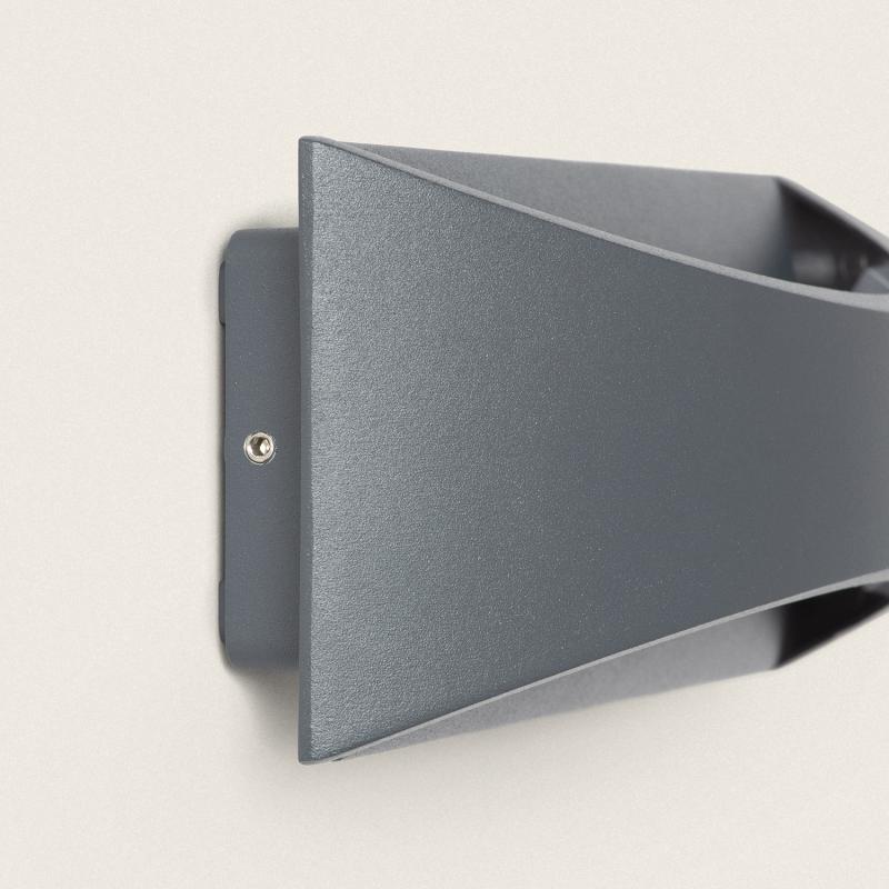 Imagem de Aplique de Parede Exterior LED 7W Alumínio Iluminação Dupla Cara CCT Selecionável Gedved