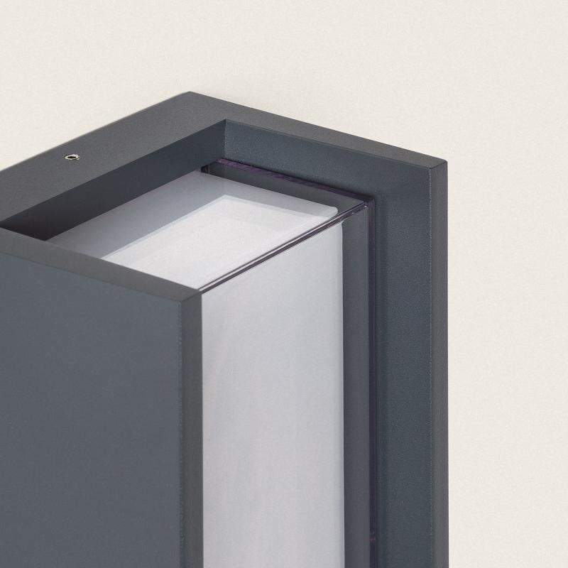 Imagen de Aplique de Pared Exterior LED 12W Aluminio Blanco Seleccionable Doble Difusor Lysandra
