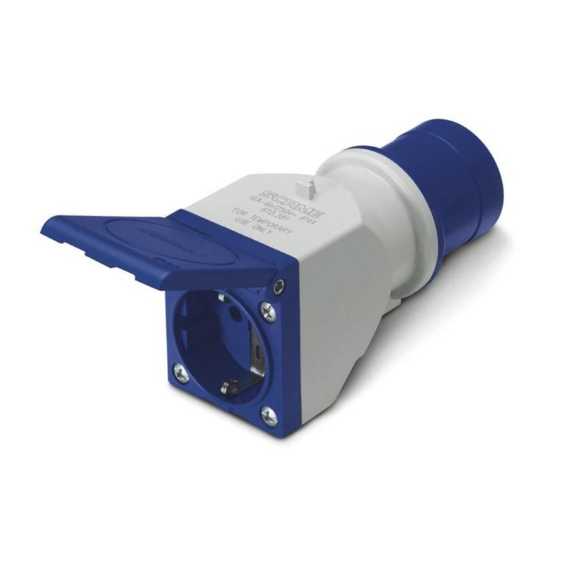 Imagen de Adaptador IEC309 a Enchufe Tipo F IP54 SCAME