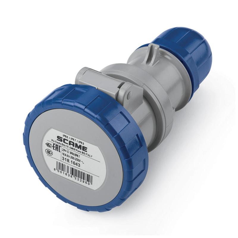 Imagem de Base Móvil Industrial 16A IP66 Óptima SCAME