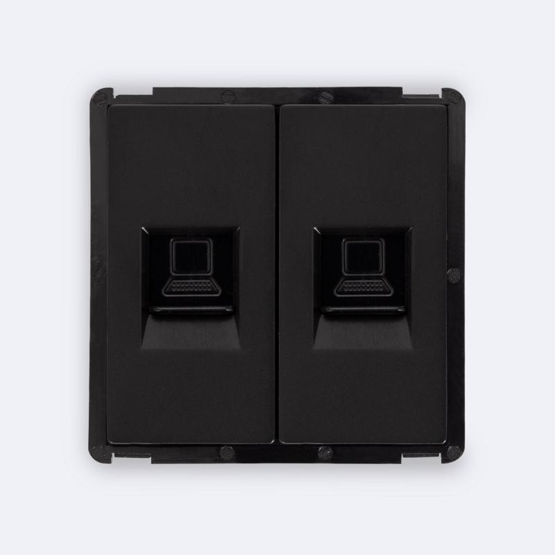 Imagen de Toma RJ45 Cat 6 Doble Internet Modern