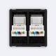 Imagen de Toma RJ45 Cat 6 Doble Internet Modern