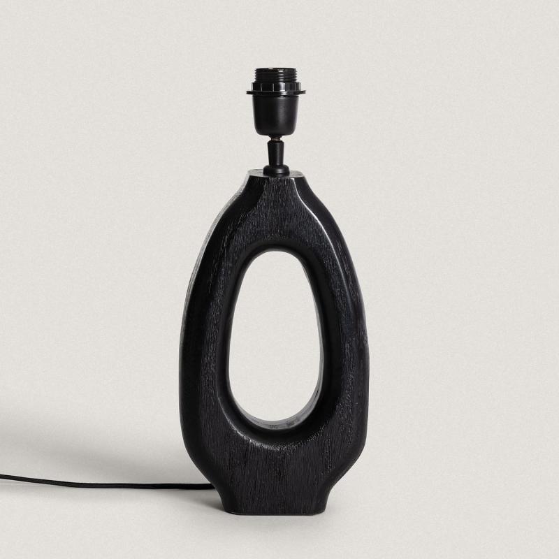 Produto de Base Candeeiro de Mesa em Madeira Darshan ILUZZIA 