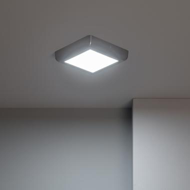 Imagen de Plafón LED 12W Cuadrado Metal 180x180 mm Design Silver 