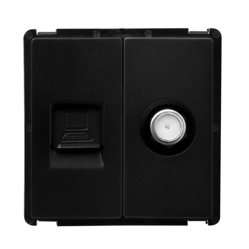 Imagen de Toma RJ45 Internet + Satélite Modern