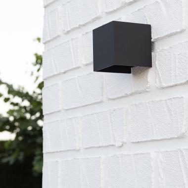 Imagen de Aplique de Pared Exterior LED 6W Aluminio Iluminación Doble Cara Eros Negro