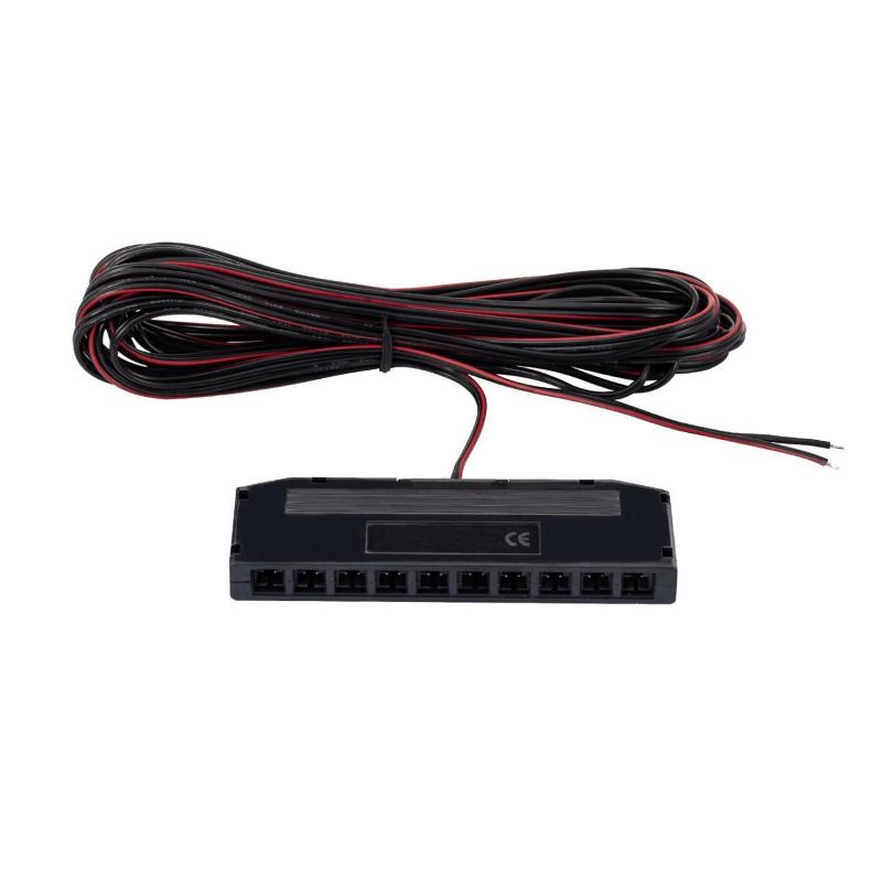 Imagen de Kit Conector Distribuidor con 6-10 salidas + cables conectores de 5m para alimentación Tiras LED 12/24V
