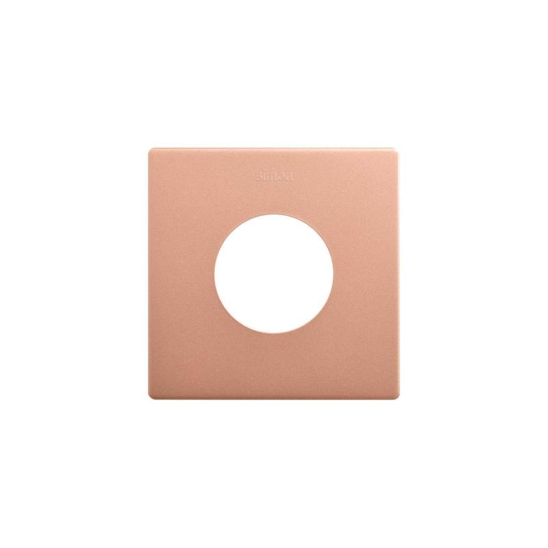 Imagem de Moldura 1 Elemento Estética Mínima para Base Tomada Schuko CLEAN SIMON 270 27110610 