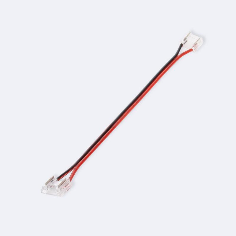 Imagem de Conector Fita LED 12/24V DC COB IP20 Largura 8mm Duplo com Cabo