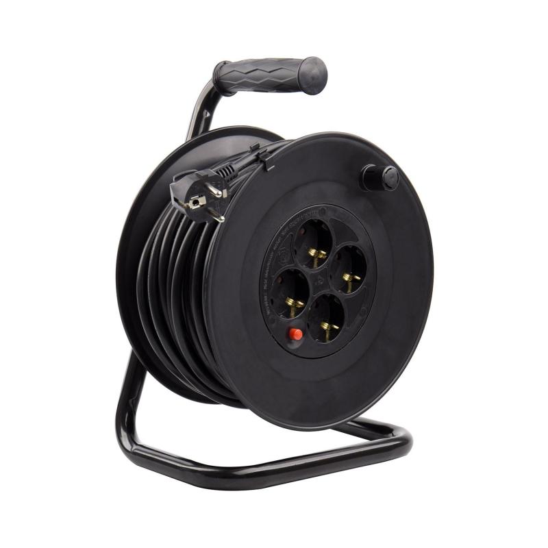 Extensão de Rolo com Cabo 50m 3x1,5mm com Sistema Anti-Twist - efectoLED