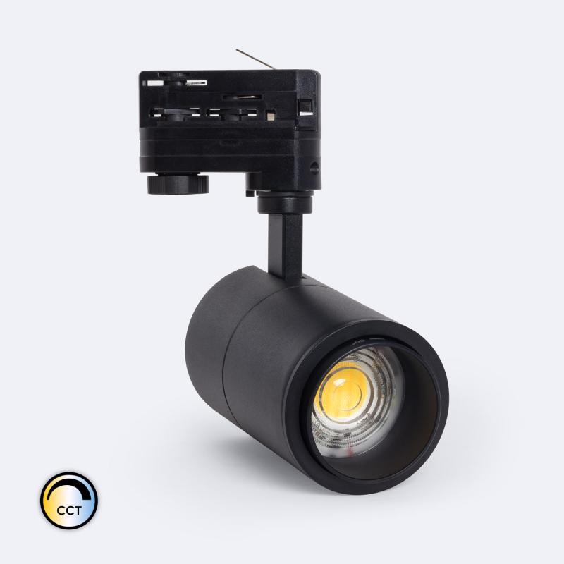 Produto de Foco Carril LED Trifásico 20W Regulável TRIAC CCT Pulyx Multiângulo 15-60º