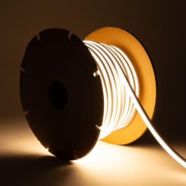 Fita LED Neon Regulável 220 V, Bobina de 50 m, 8 W/m, Corte a cada 100 cm, IP65, N-FLEX8