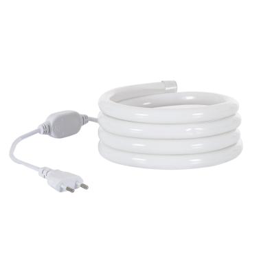 Imagem de Fita LED Neon Regulável 220V Branco Neutro Circular 360 9W/m Corte 100cm IP67 à Medida