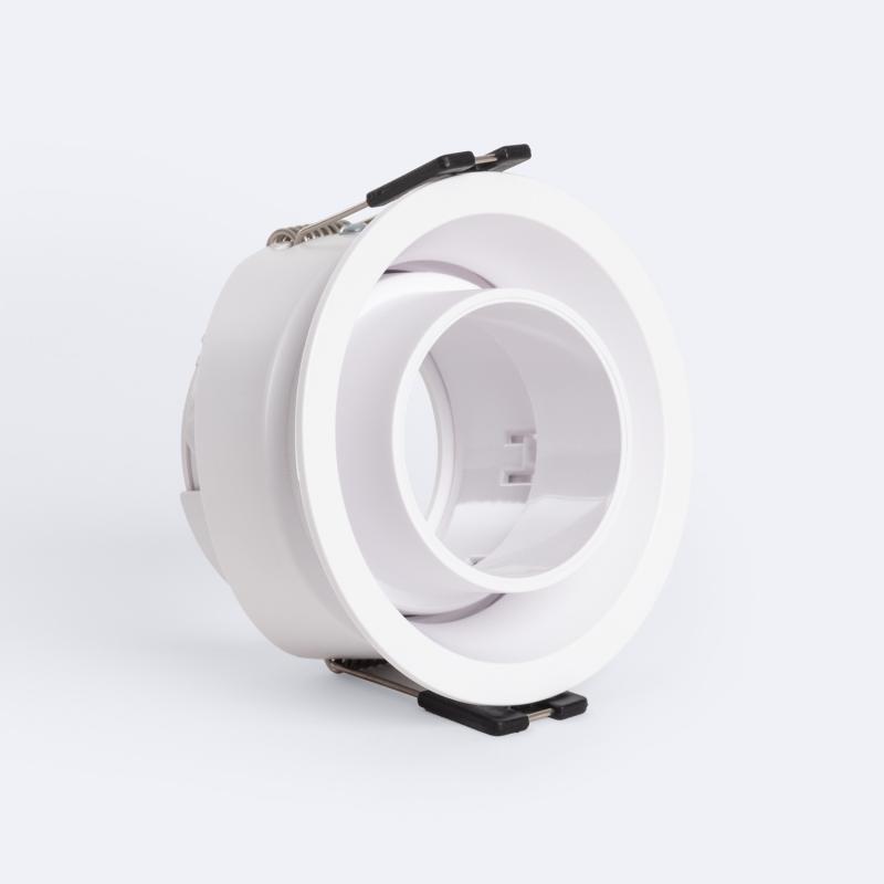 Imagen de Aro Downlight Cónico Basculante Bajo UGR para Bombilla LED GU10 / GU5.3 Corte Ø75 mm Suefix  