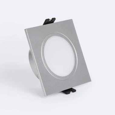 Aro Downlight Quadrado IP65 para Lâmpada LED GU10 / GU5.3 Corte Ø75 mm Maxis