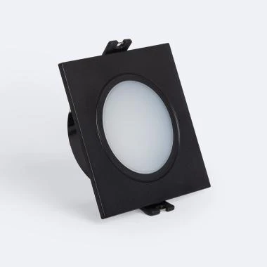 Aro Downlight Cuadrado IP65 para Bombilla LED GU10 / GU5.3 Corte Ø75 mm Maxis