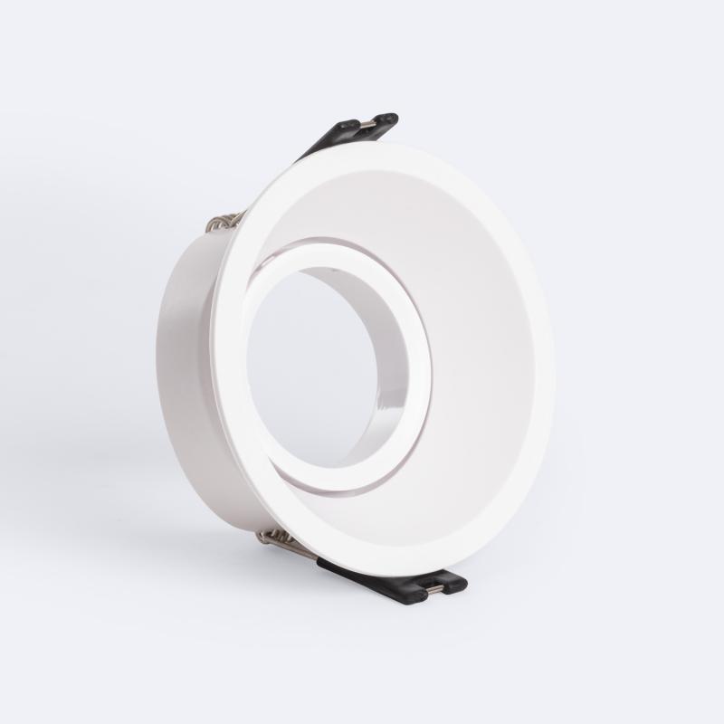 Imagen de Aro Downlight Circular Basculante para Bombilla LED GU10 / GU5.3 Corte Ø85 mm Suefix