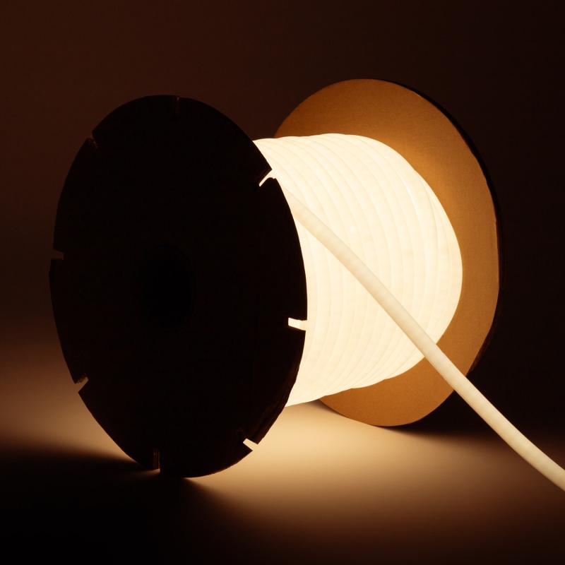 Imagem de Fita LED Neon Regulável 220V ROLO 50m Circular SFLEX17 8W/m Corte 100cm IP65