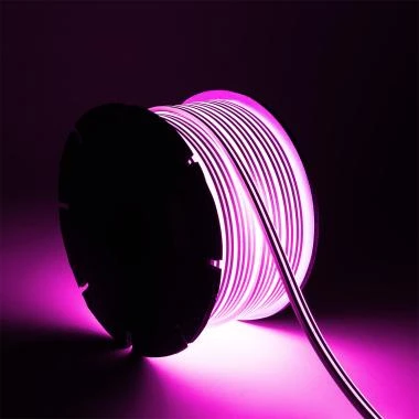 Fita LED Neon 48 V, Bobina de 50 m, 8 W/m, corte a cada 5 cm, IP65, N-FLEX6