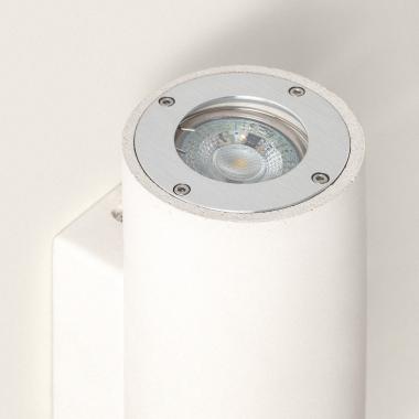 Imagen de Aplique de Pared Exterior Cemento Iluminación Doble Cara Banjar Rond II Imagen de Aplique de Pared Exterior Cemento Iluminación Doble Cara Banjar Rond II