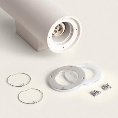 Imagen de Aplique de Pared Exterior Cemento Iluminación Doble Cara Banjar Rond II Imagen de Aplique de Pared Exterior Cemento Iluminación Doble Cara Banjar Rond II