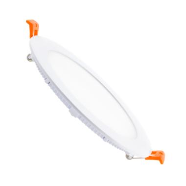 Placa LED Circular SuperSlim de 9 W, com Diâmetro de Corte de 135 mm
