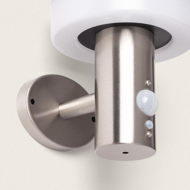 Imagem de Aplique de Parede Exterior Solar LED 1,5W Alumínio com Sensor de Movimento Ashier