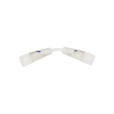 Conector Tira Neón LED Regulable 220V Circular N-FLEX17 Doble con Cable