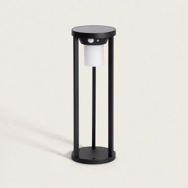 Fotografía del producto: Baliza de Pie Exterior Solar LED 2W 40cm Aluminio con Sensor de Movimiento Eneko