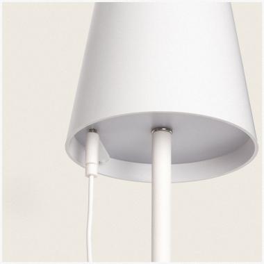 Imagen de Baliza LED 3W para Exterior Batería USB Recargable Aluminio con Pincho 80cm Anisa