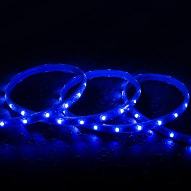 Imagen de Tira LED Exterior Solar 24V DC SMD2835 60 LED/m 10m IP65 Ancho 12 mm Corte 100 cm
