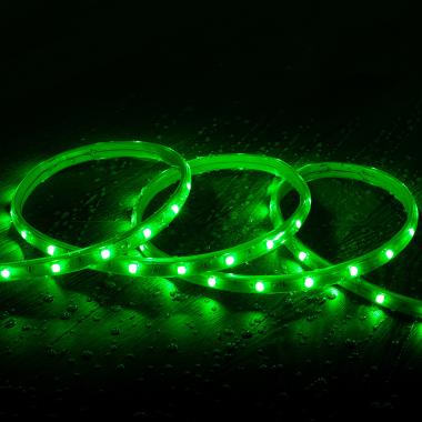 Imagen de Tira LED Exterior Solar 24V DC SMD2835 60 LED/m 10m IP65 Ancho 12 mm Corte 100 cm