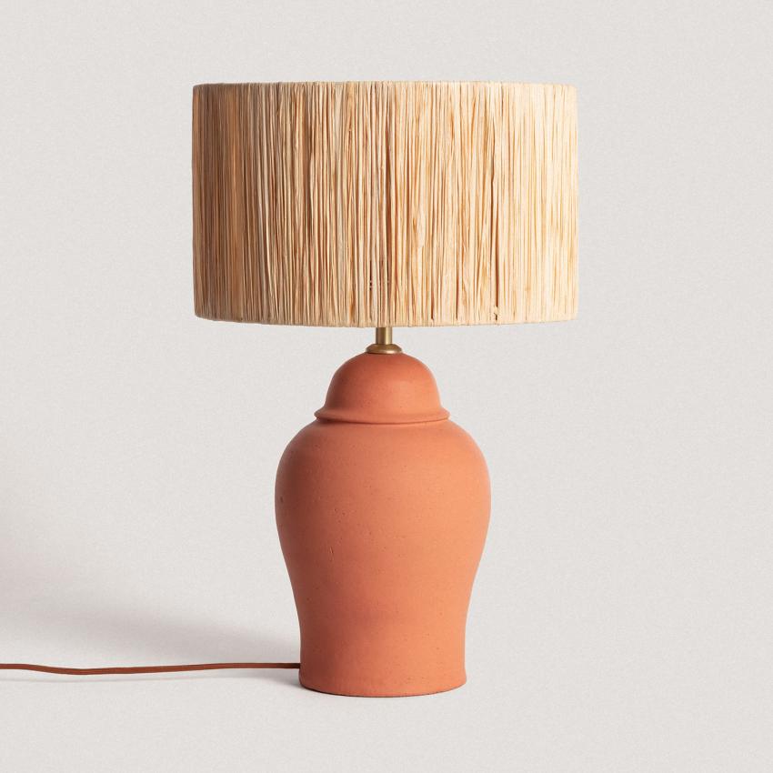 Candeeiro de Mesa Faiança Ilana ILUZZIA 