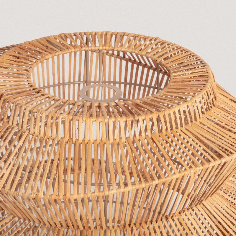 Imagem de Abajur Candeeiro Suspenso Rattan Asha Ø500 mm ILUZZIA