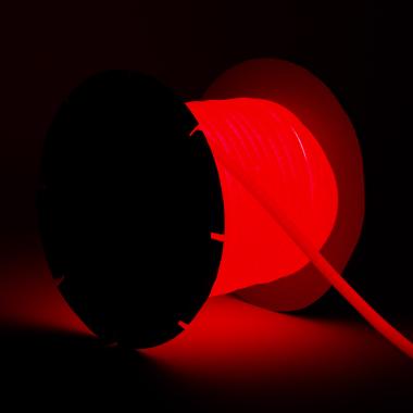 Fita LED Neon Regulável 220V ROLO 50m Circular SFLEX17 8W/m Corte 100cm IP65