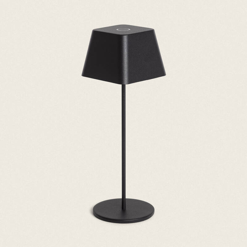 Imagen de Lámpara de Mesa LED Portátil para Exterior Aluminio con Batería Recargable Willy