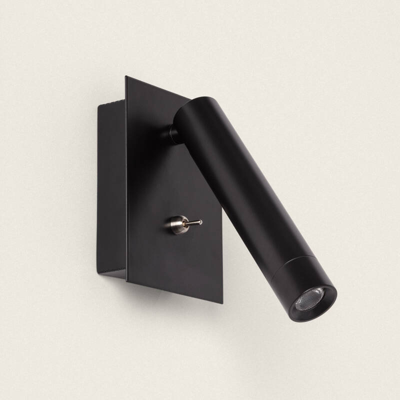 Imagen de Lámpara de Pared LED 2.5W Cuadrada Metal con Puerto USB Gazny
