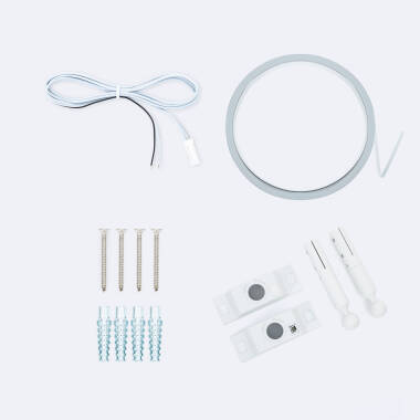 Imagen de Perfil Superficie Aéreo 10m para Tira LED hasta 15mm Imagen de Perfil Superficie Aéreo 10m para Tira LED hasta 15mm
