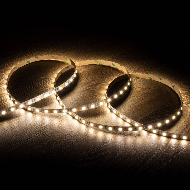 Imagen de Tira LED 12V DC 60LED/m 5m IP20 Ancho 10mm Corte cada 5cm