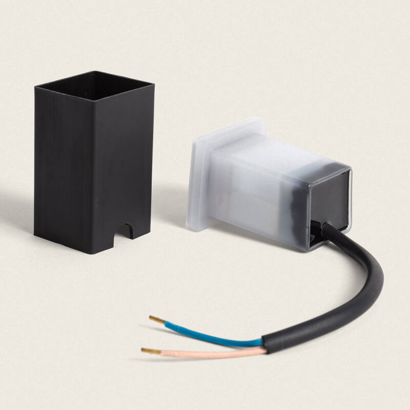 Imagen de Baliza Exterior LED 2W Empotrable Pared Cuadrada Rembel